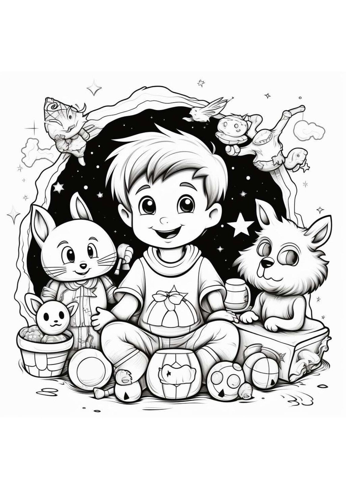 26 Pages Colouring Pages for Children of All Ages - Etsy