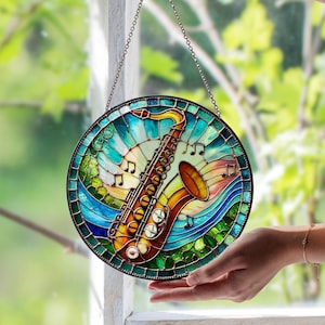 Jazz Stained Glass - Etsy