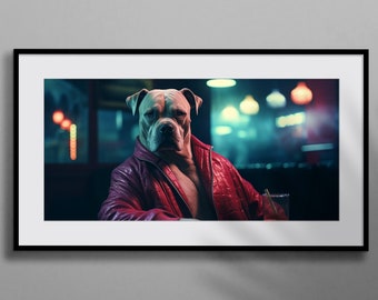 Last Call Corso - Digital Download - Cane Corso art print - Digital Cane Corso artwork - Printable Cane Corso wall art