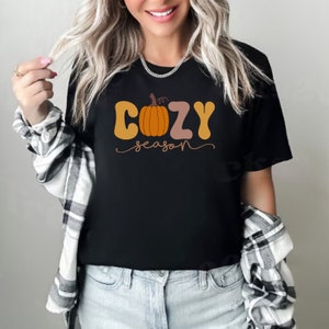 autumn shirts graphic fall designed shirt graphic tee women comfort color shirts afbeelding 4