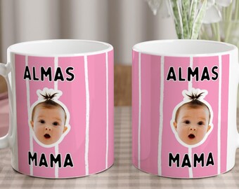 Personalized Mom Mug with Baby Photo | Gift for Mom Grandma Aunt Godmother | Mother's Day Birthday Gift
