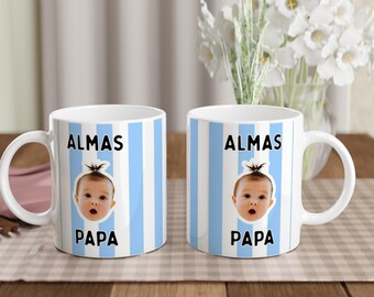 Personalized Dad Mug with Baby Photo | Gift for Dad from Baby | First Father's Day Mug | Dad Birthday Gift