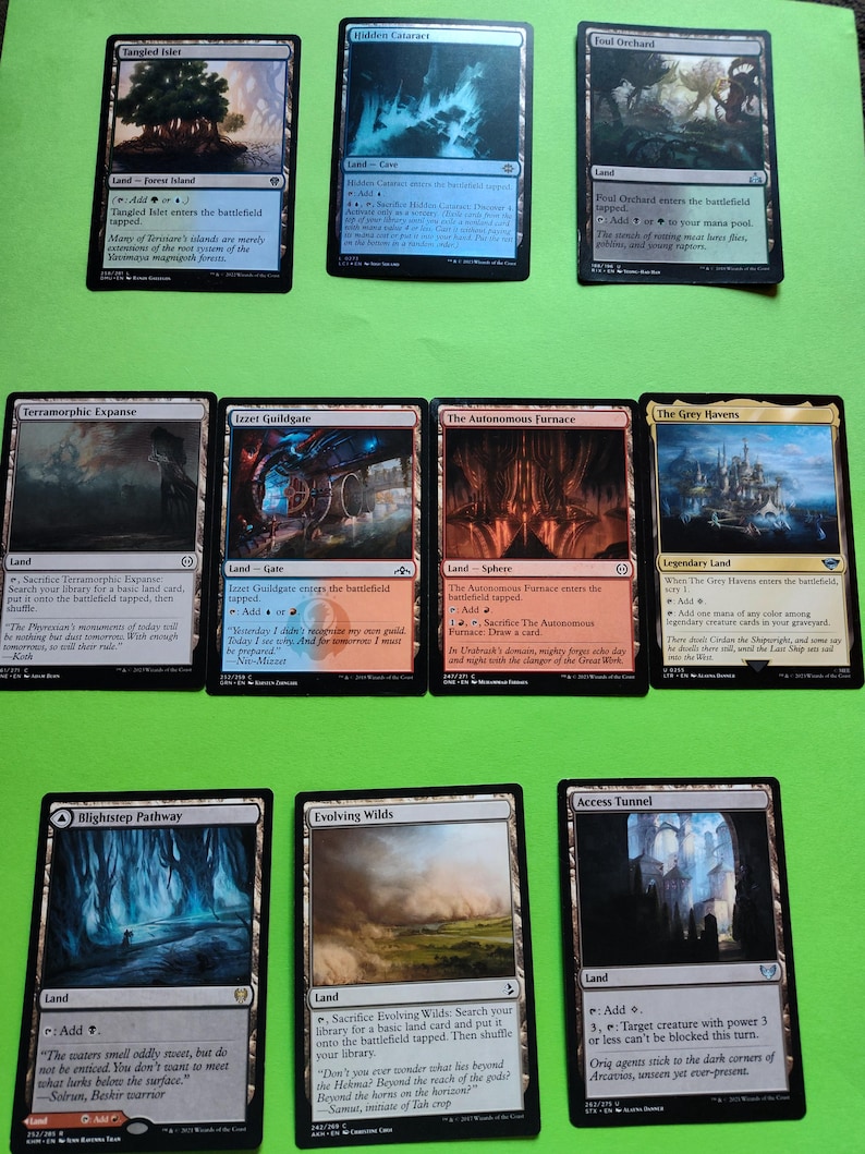 Colorless Nonbasic Lands Magic the Gathering 25 Nonbasic Lands - Etsy