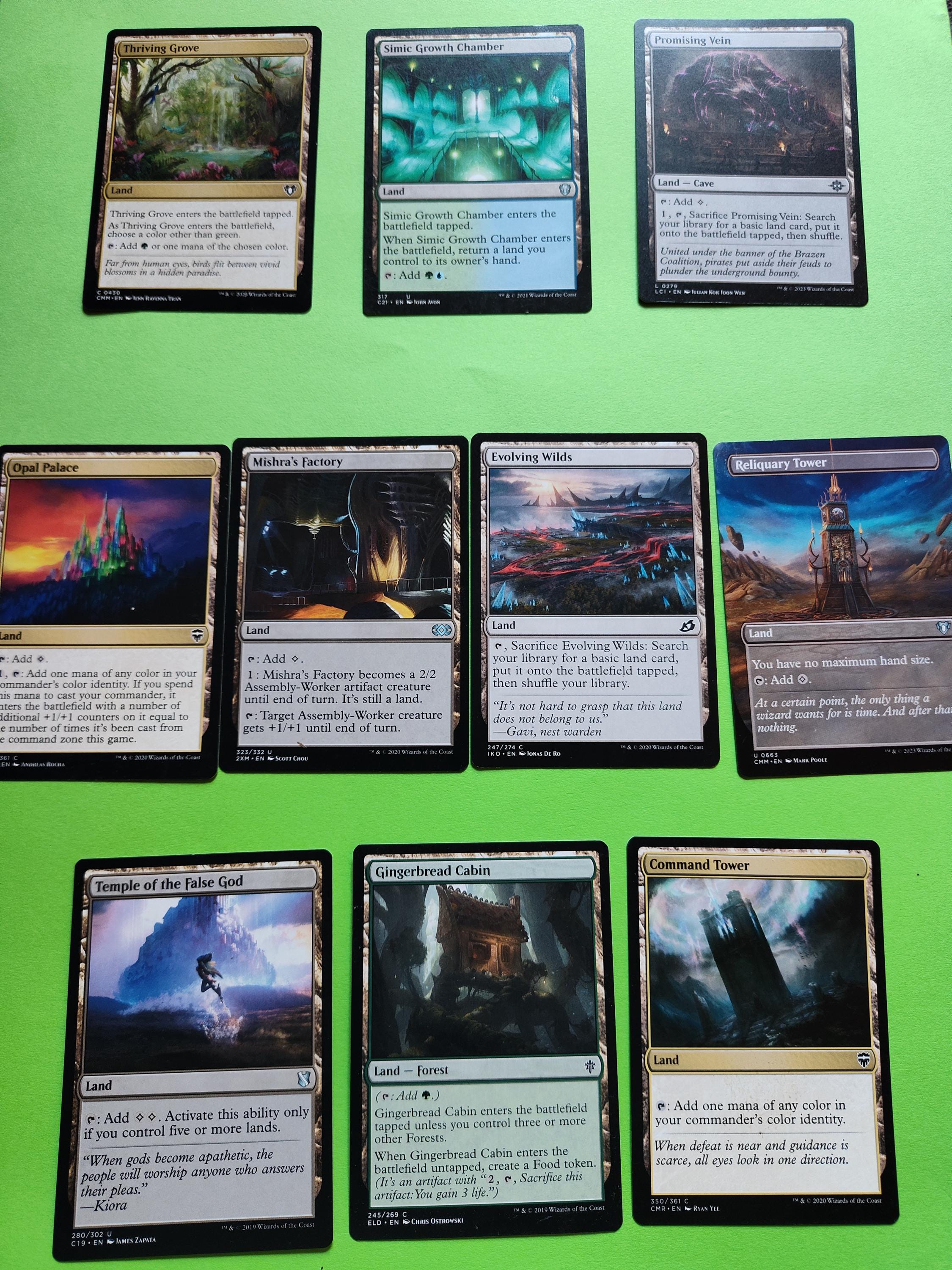 Magic the Gathering 25 Nonbasic Lands - Etsy