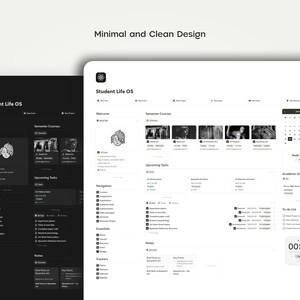 Student Life OS Notion Template: Study, Tasks & Academic Planner System image 3