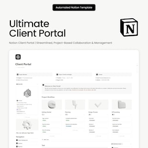 Notion Client Portal Template: Freelancer Project Dashboard (PDF Download)