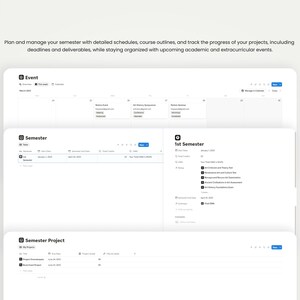 Student Life OS Notion Template: Study, Tasks & Academic Planner System image 6