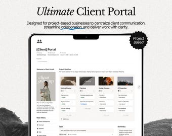 Portal do Cliente Notion: Sistema de Colaboração e Feedback de Projetos