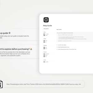 Notion Time Tracker Template: Track Projects, Clients & Billable Hours image 13