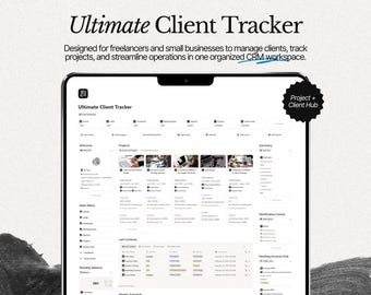Notion CRM & klientspårning: Försäljningspipeline och fakturadashboard