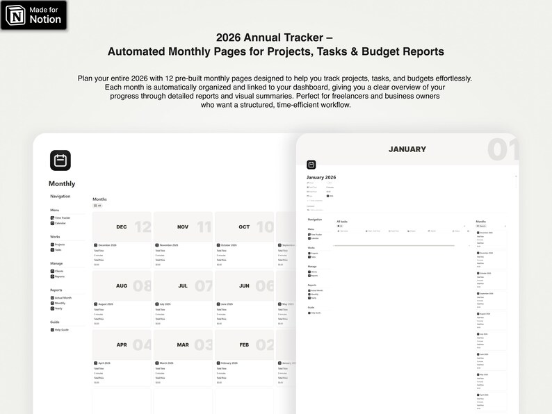 Notion Time Tracker Template: Track Projects, Clients & Billable Hours image 9