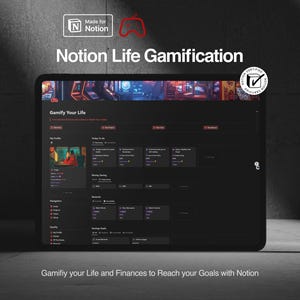 Notion Gamified Life Planner | Habit & Goal XP System image 16