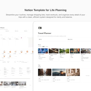 All-in-One Notion Life Planer, Habit Tracker, Ziele, Finanzen, Wellness & Tagesplanung Bild 7