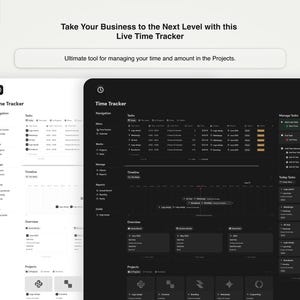Notion Time Tracker Template: Track Projects, Clients & Billable Hours image 14