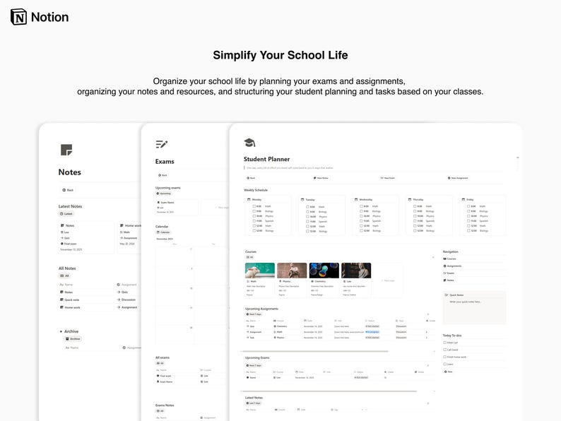 All-in-One Notion Life Planer, Habit Tracker, Ziele, Finanzen, Wellness & Tagesplanung Bild 12