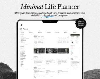 Notion Life Planner: Minimalt system för livs-, mål- och hälsospårning