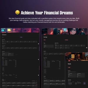 Notion Gamified Life Planner | Habit & Goal XP System image 7