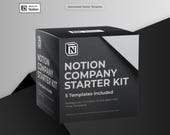 Notion Business Starter Kit: Company OS, CRM, Finance & Social Planner