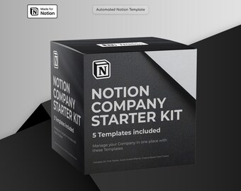 Notion Business Starter Kit: Unternehmens-OS, crmm, Kapital- und Sozialplaner