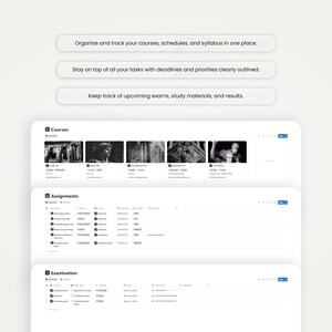 Student Life OS Notion Template: Study, Tasks & Academic Planner System image 4