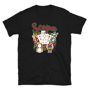 T-shirt unisexe graphique à manches courtes Scopa, t-shirt italien drôle, cadeau pour lui, cadeau pour elle, cadeau italien, t-shirt