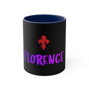 Florence Italia Accent Coffee Mug, 11ozGift for Him, Gift for Her, Coffee Mug, Funny Mug, Italian Words, Italian Coffee