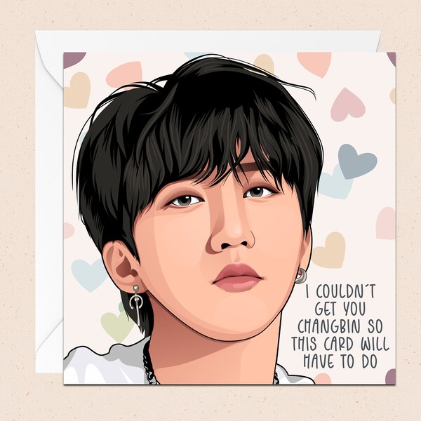 Changbin Birthday Card - Etsy