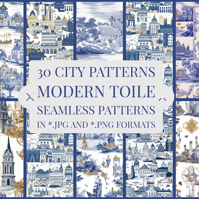 Modern Toile - Etsy