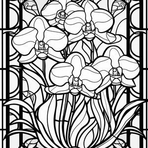 Stained Glass Wonders Coloring Book by Krazy Koloring - Etsy