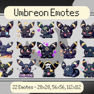 ブラッキーのTwitchエモート