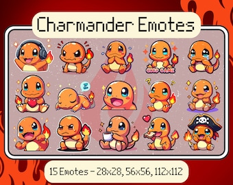 Charmander Twitch Emotes