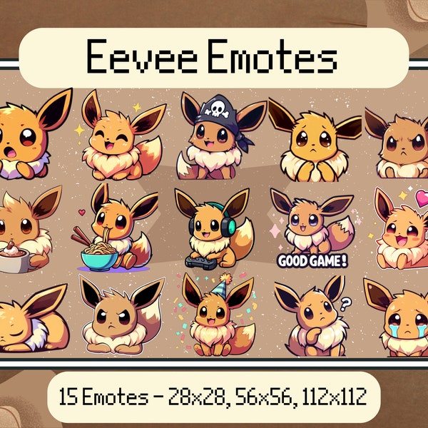 Évoli Twitch Emotes