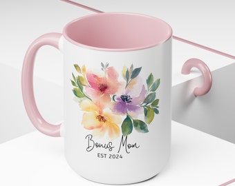 Bonus moeder Moederdagcadeau, bonus moederbeker, bonus moeder cadeau, bonus moeder koffiemok, cadeau voor bonus moeder, mok voor moeder bonus, cadeau voor haar