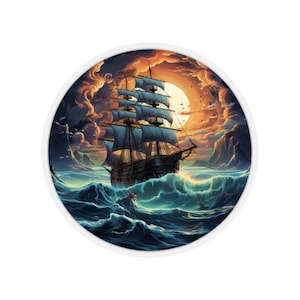 Adesivo de navio fantasma