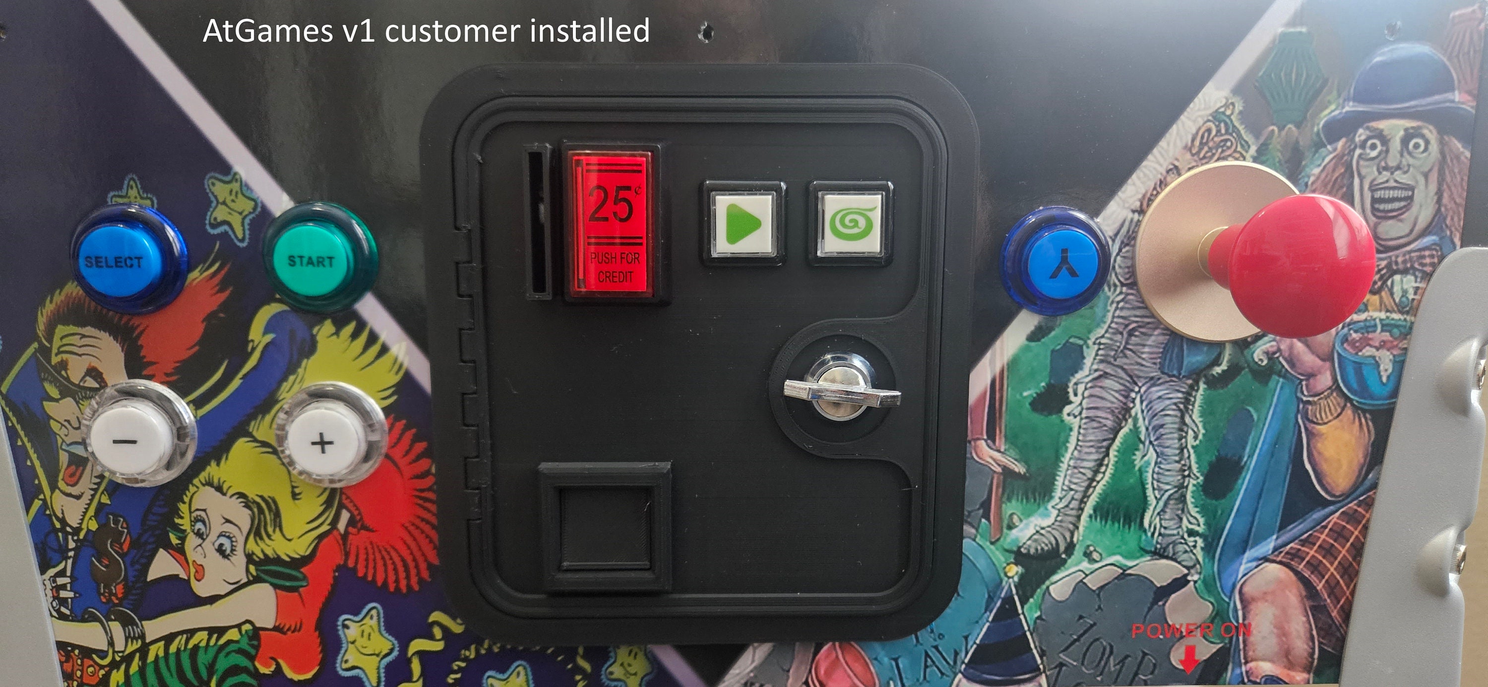 Fake Or Blank Arcade Game Coin Door For Mame JAMMA ORG