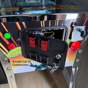 Pinball Arcade Coin Door Atgames Arcade1up Vpin - Working Hinge ...