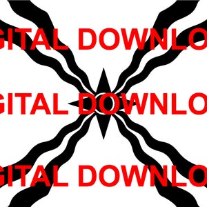 Assyrian Flag svg, png, eps, dxf Digital Download