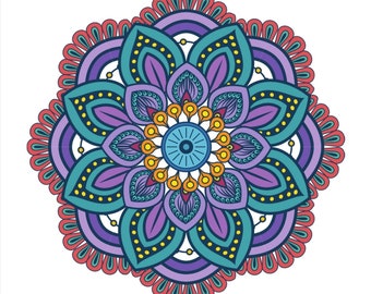 Mandala coloring book