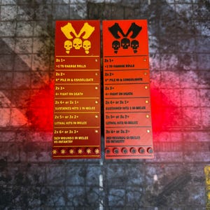 Angry Chaos Brothers Token Set & Blessing tracker | Made for 11th  | 56 Tokens | Sci-Fi Wargaming
