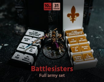 Battlesisters army set for 40k (31 tokens) 10th edition