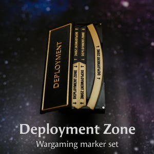 Deployment Zone Marker set (10-20pc) Battlefield helper & deployment guide for wargaming