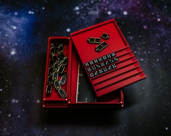 Battlebox: caja y bandeja magnética para dados de juegos de guerra, organizador de almacenamiento, hecho a medida.