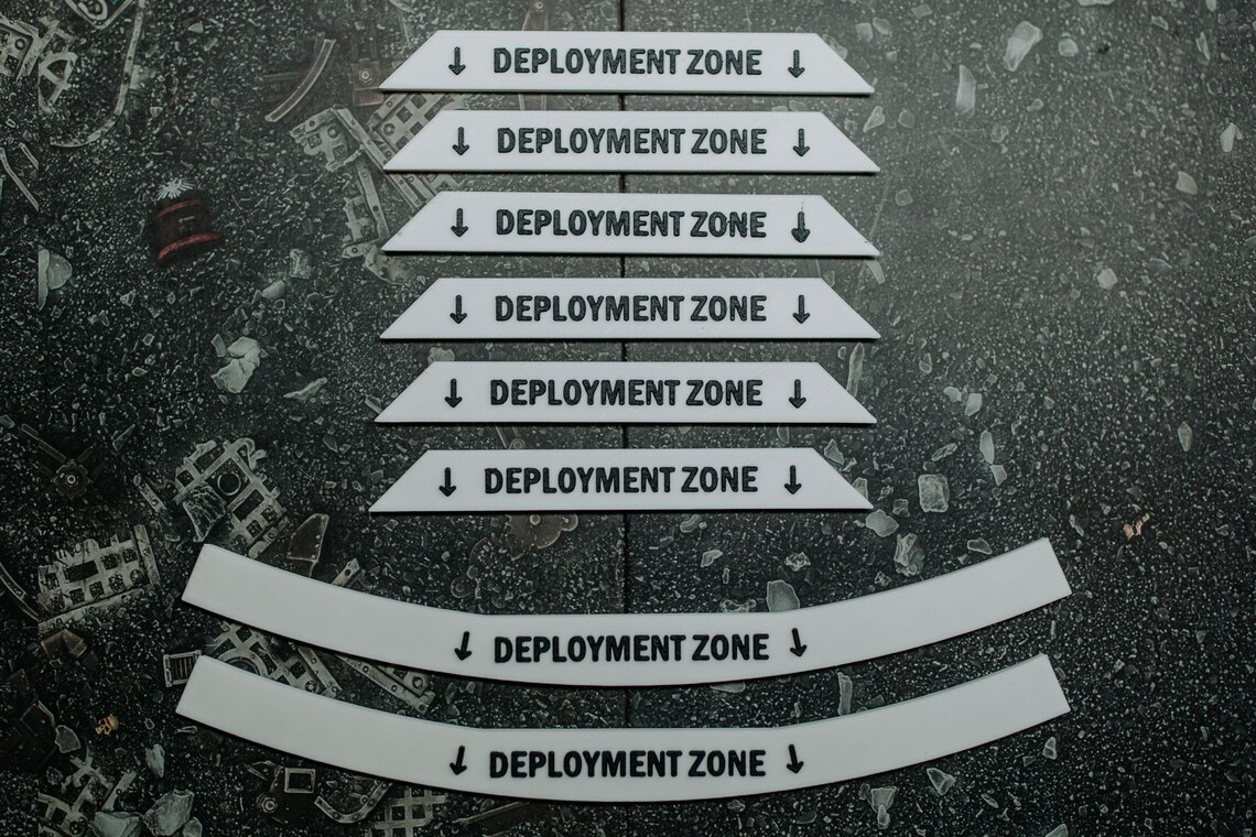 Deployment Zone Marker Set 8pc 10th Edition Etsy