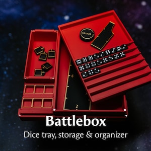 Battlebox - Dice tray, storage & organizer for wargaming