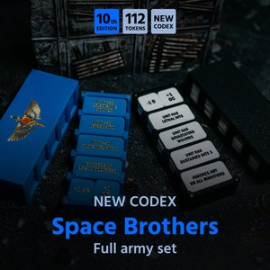 Space Brothers army set for Warhammer40k (112 tokens) 10th edition