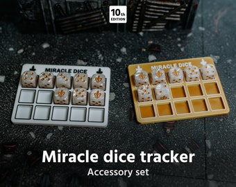 Miracle Dice tracker for Sisters of Battle in Warhammer 40k