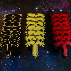 3 to 9 Inch Perimeter Markers for Wargaming | Tabletop Reinforcement Tool