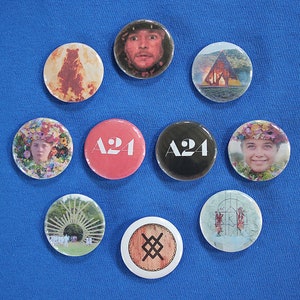 Midsommar A24 Movie Button Pins