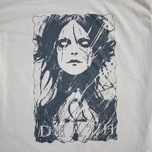 Death from Sandman T-Shirt (Pearl Black on Sand)