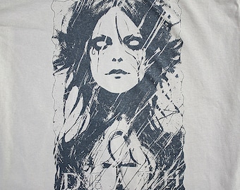 Death from Sandman T-Shirt (Pearl Black on Sand)